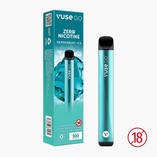 Țigară Electronică Peppermint Ice 0mg/ml, fără nicotină, 500 Puff
