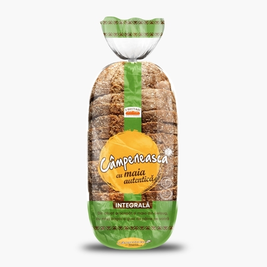 Pâine din grâu integral cu maia 600g