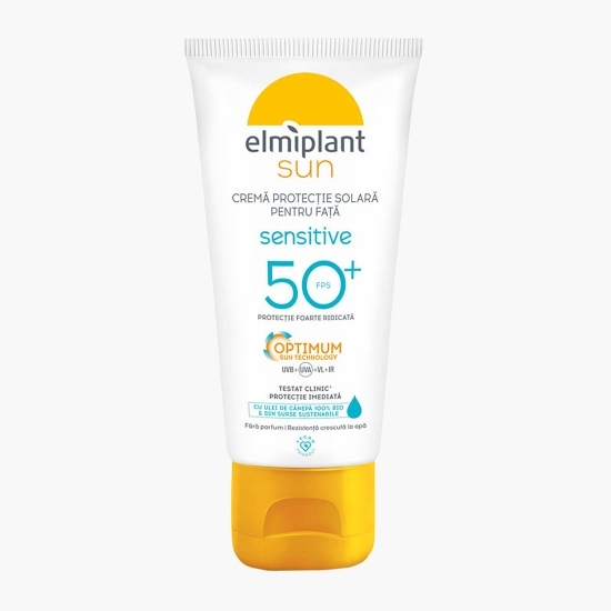 Cremă protecție solară pentru față 50+, 50ml