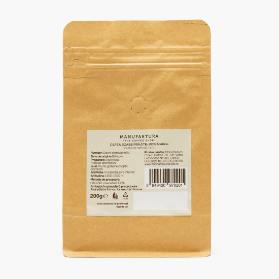 Ethiopia Black Lion 200g cafea de specialitate boabe prăjită