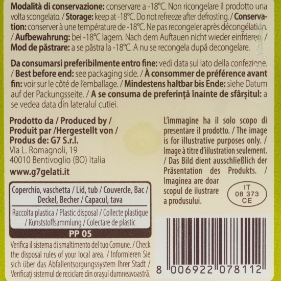 Înghețată fistic 1l (500g)