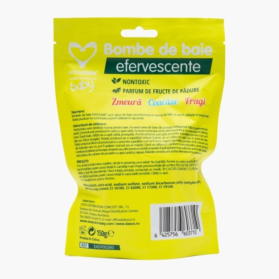 Bombe baie pentru copii, fructe de pădure, 3x50g, +5 ani