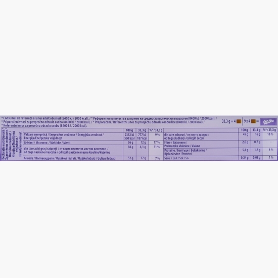 Ciocolată cu alune întregi și caramel 300g
