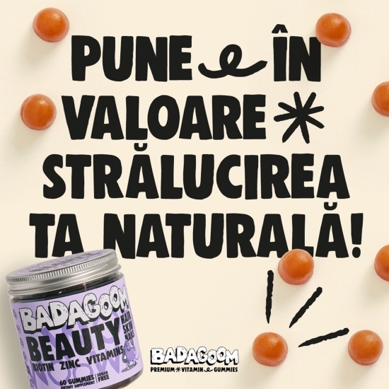 Jeleuri gumate pentru păr, unghii și piele Beauty, 60 buc