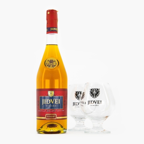 Pachet Vinars 42% alc. 0.7l + 2 pahare