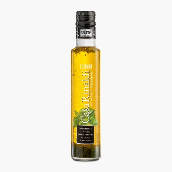 Ulei de măsline extravirgin aromatizat cu busuioc 250ml