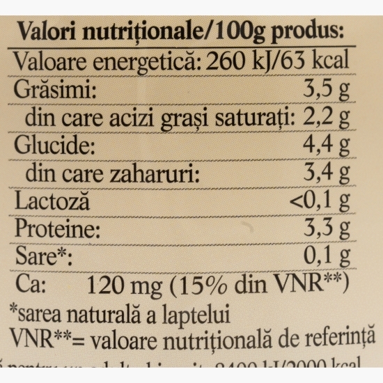 Kefir fără lactoză 3.5% grăsime 900g