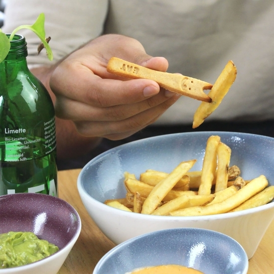 Set mini furculițe comestibile Ketchup 30 buc