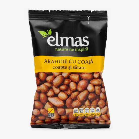 Arahide cu coajă coapte si sărate 85g