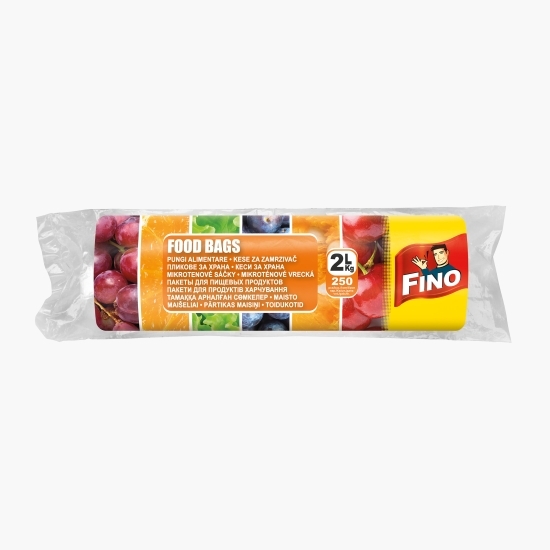Pungi alimentare rolă 2l 250 buc