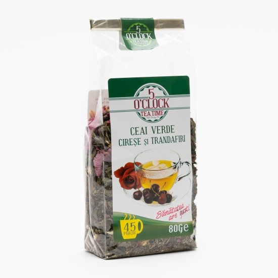 Ceai verde cu cireșe și trandafiri 80g