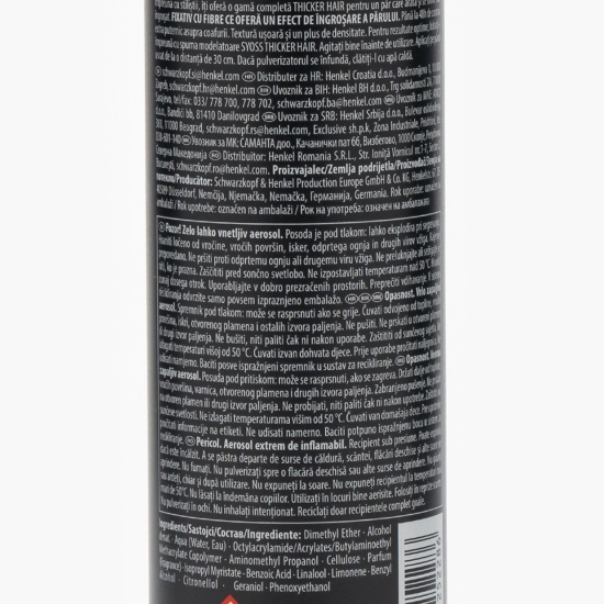 Fixativ Thicker Hair (4) pentru păr 300ml