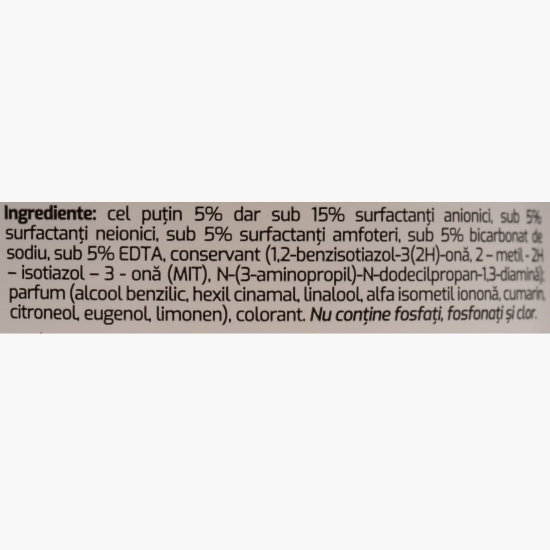 Detergent lichid pentru rufe, Apus 1.5l
