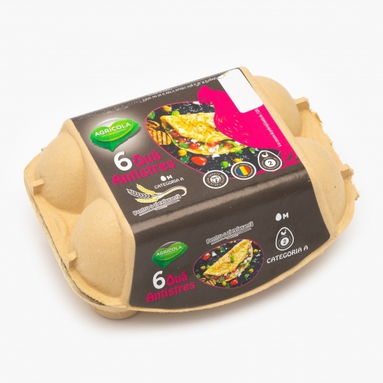 Ouă Chef mărimea M cod 2, 6 buc