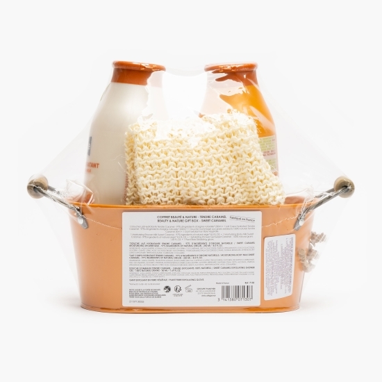 Set cadou femei baie Sweet Caramel Beauty & Nature Gift Box