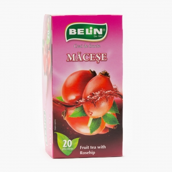 Ceai aromă măceșe 20 plicuri