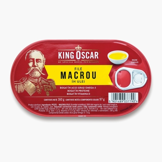 Macrou în ulei 160g