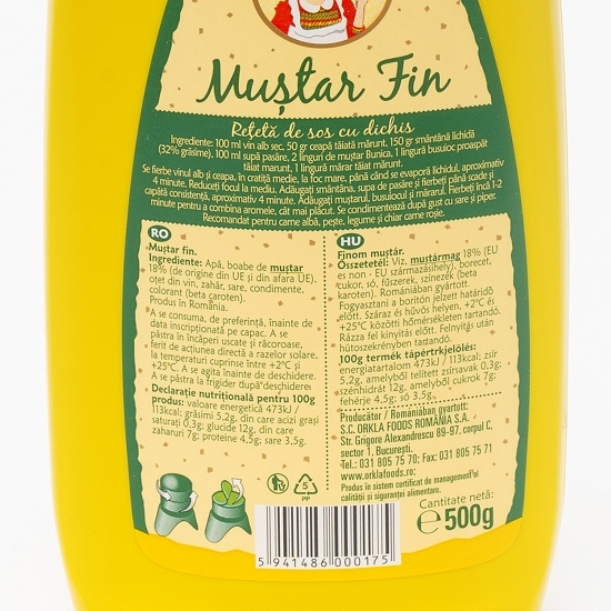 Muștar fin 500g