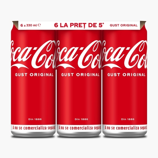 Băutură carbogazoasă cola doză 6x0.33l ( 5+1 )
