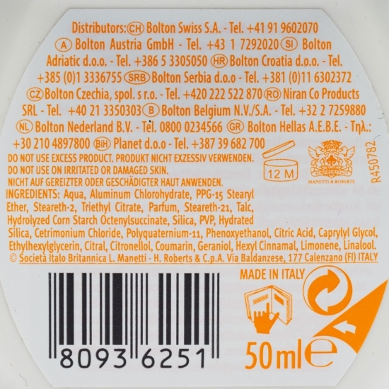 Deodorant roll-on Active Mandarine&Neroli 50ml