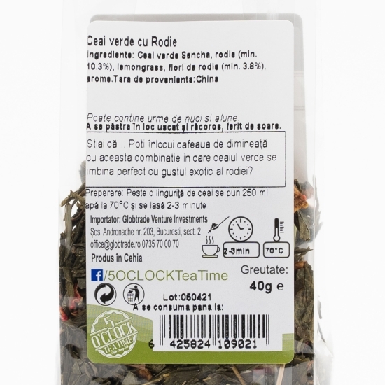 Ceai verde cu rodie 40g