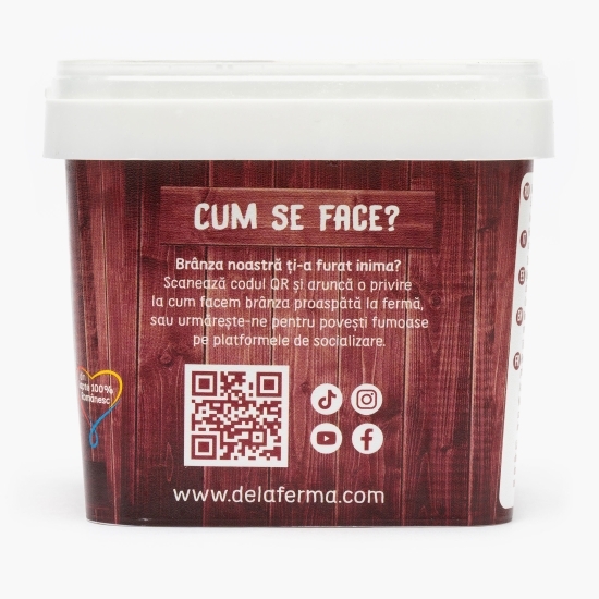 Telemea de vacă puțin sărată 375g