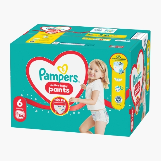 Scutece chiloțel Active Baby Pants Mega Box mărimea 6, 13-19kg, 84 buc
