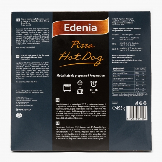 Pizza cu hot dog 495g