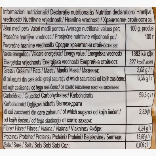 Paste Penne rigate integrale 500g