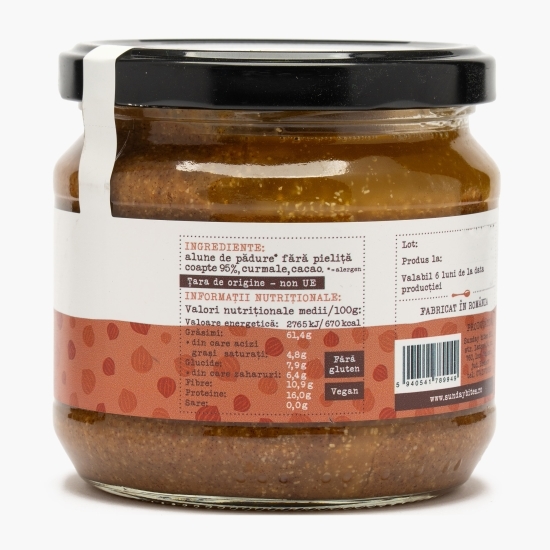 Hazel date - Cremă de alune de pădure, cacao și curmale 360g