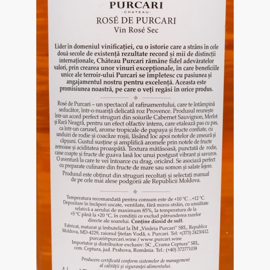Vin rose sec, 13.5%, 0.75l
