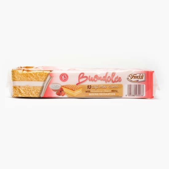 Prăjitură Buondolce cu aromă de căpșuni și iaurt 250g
