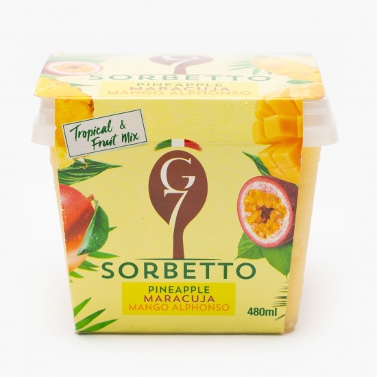 Sorbet ananas, fructul pasiunii 270g