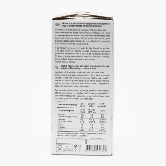 Suc natural de mere și piersici 3l