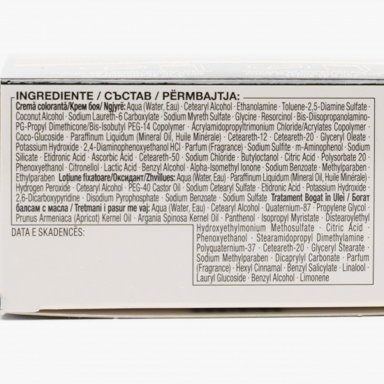 Vopsea de păr permanentă fără amoniac Oleo Intense, 1-10 negru intens, 115ml