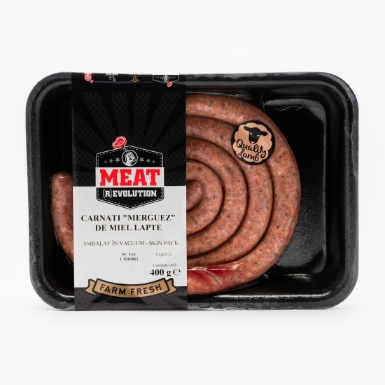 Cârnați Merguez de miel lapte 400g