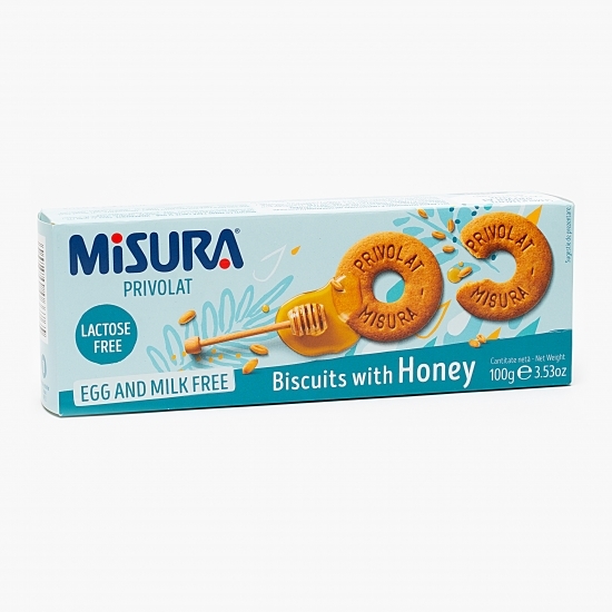 Biscuiți cu miere fără lactoză 100g