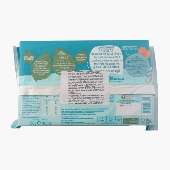 Croissant cu caise fără lactoză 6 bucăți, 298g