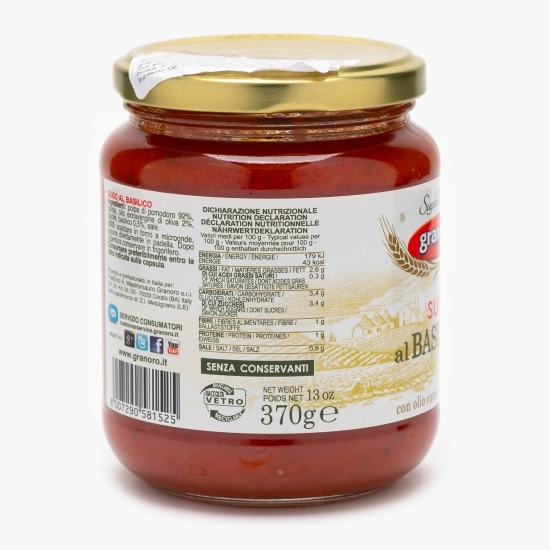 Sos cu busuioc 370g 
