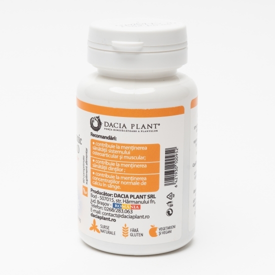 Ca și Mg organic cu vitamina D 60 comprimate