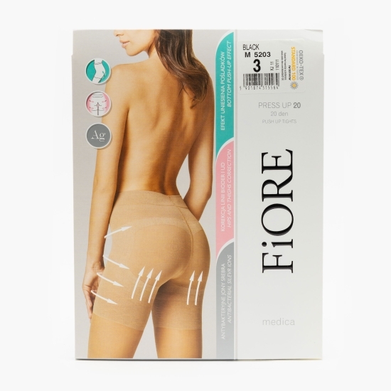 Ciorap modelator Fiore Press Up Medica 20den Negru no. 3
