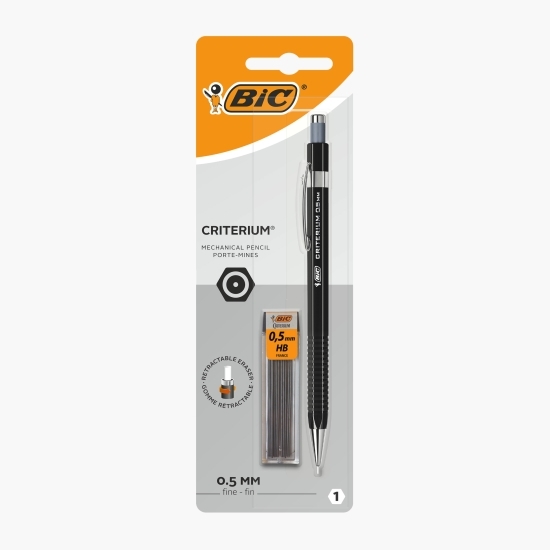 Creion mecanic Criterium 0.5mm + mine