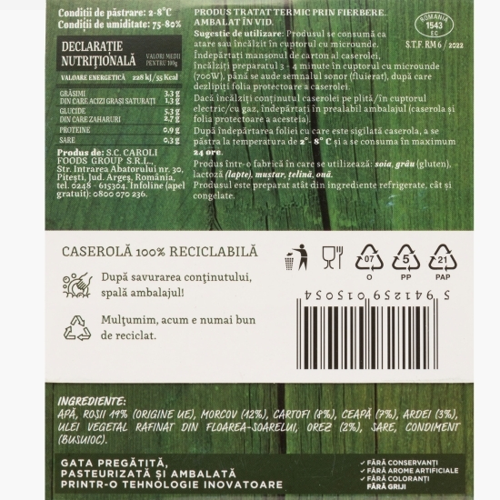 Supă cremă de legume 350g