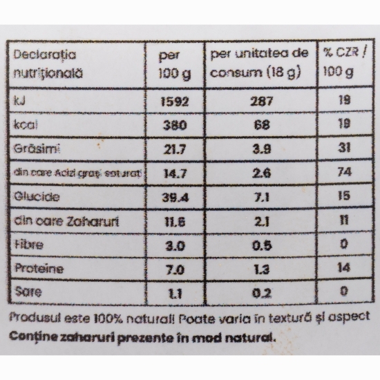 Biscuiți de ovăz cu miere, ciocolată, stafide și merișoare 130g