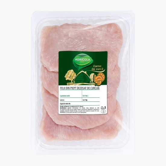 Piept dezosat feliat de curcan 500g