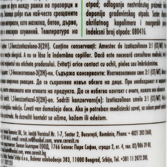 Etanșant acrilic alb CS 11, 280ml