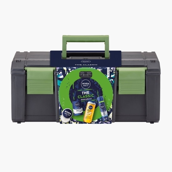 Set cadou pentru bărbați Toolbox The Classic Skincare Kit 