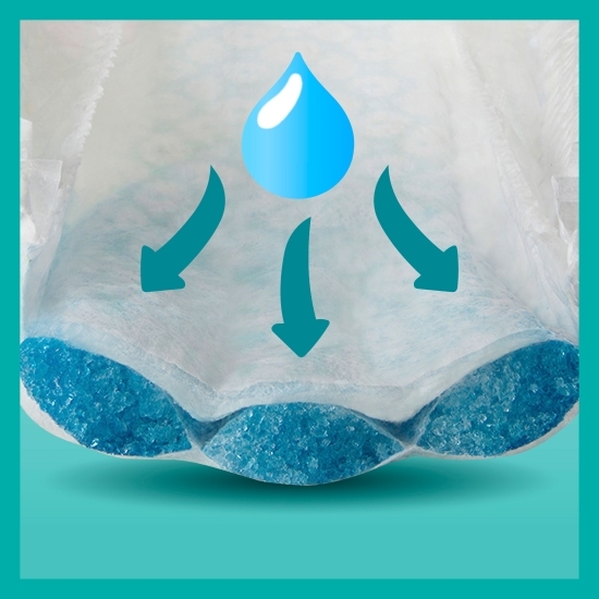 Scutece Premium Care nou-născut, mărimea 2, 4-8kg, 92 buc