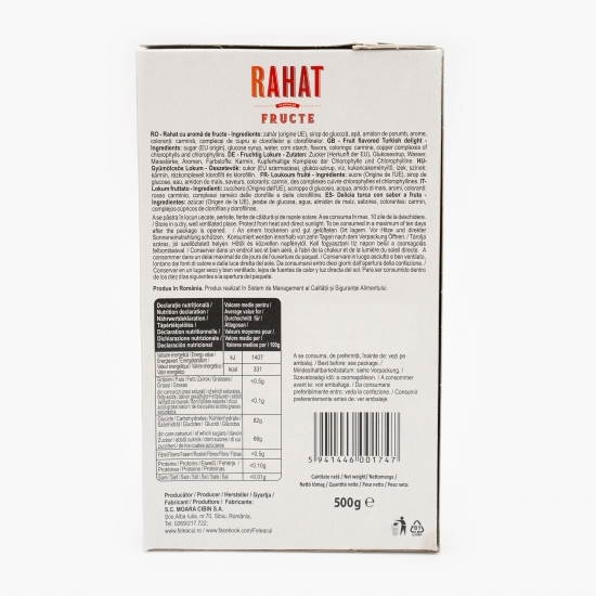 Rahat aromă fructe 500g