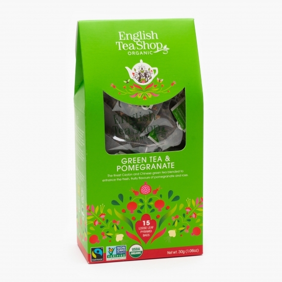 Ceai eco ceai verde și rodii 30g